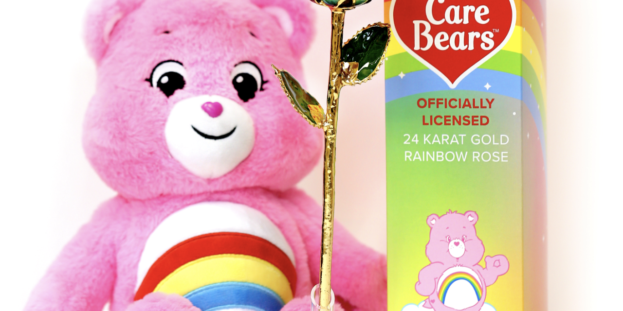 Steven Singer Jewelers, Cloudco Entertainment, and Born to License Announce Care Bears 24k Gold-dipped Roses.