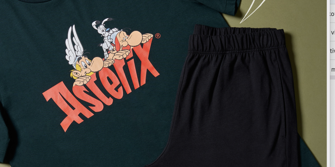 Intimissimi Uomo menswear collaboration dedicated to Asterix