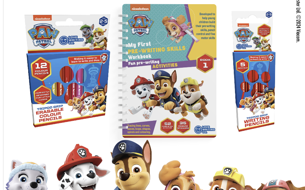 Love Writing Co. in PAW Patrol™ collaboration