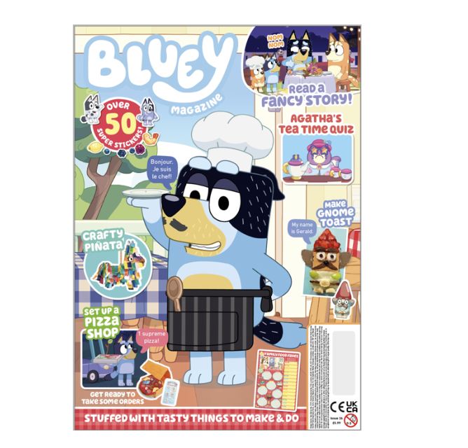 Immediate launches multi-territory licensing agreement for Bluey Magazine