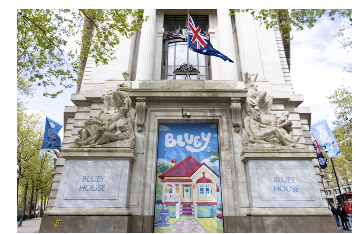 Australia House Renamed Bluey house