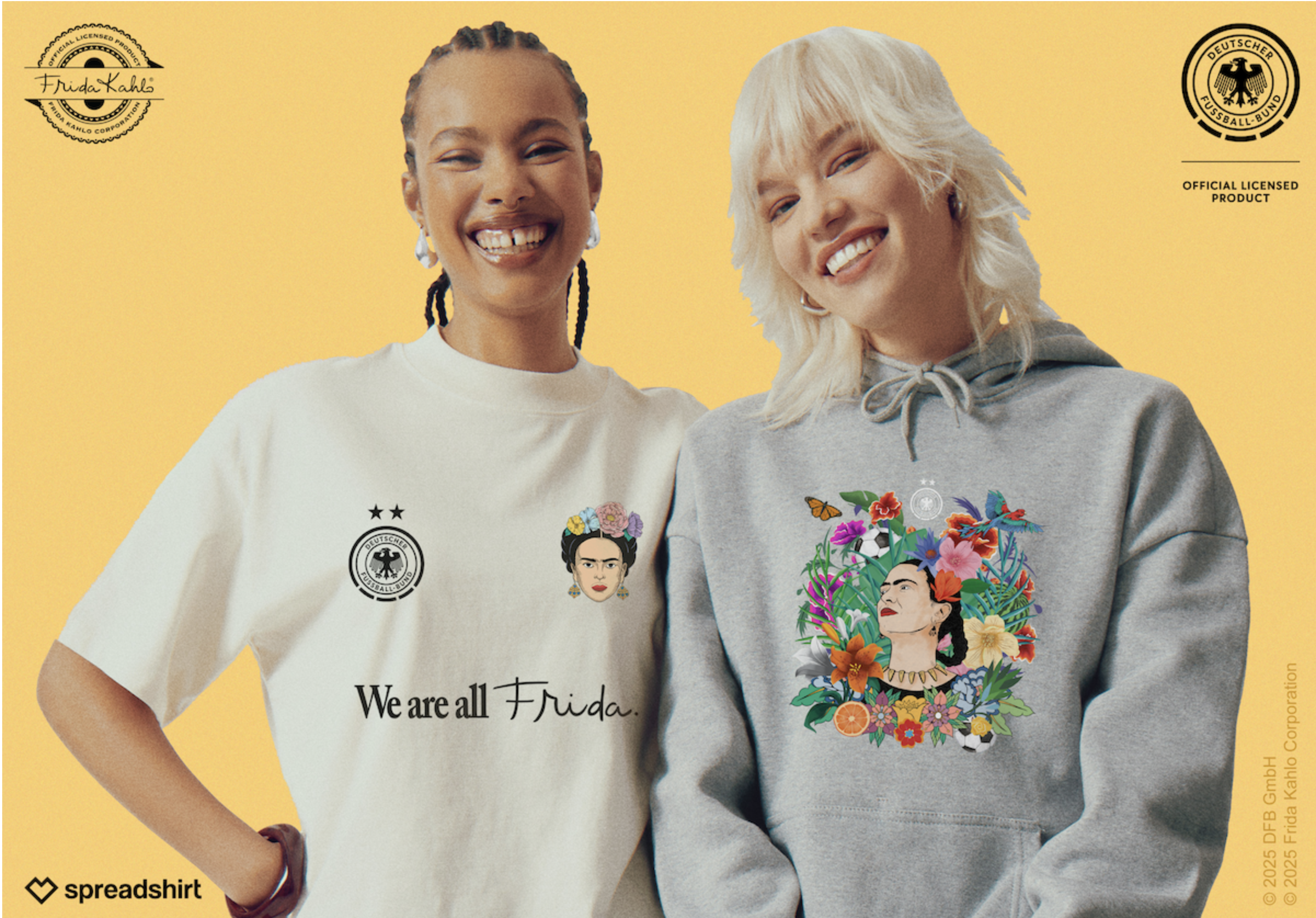 Frida Kahlo and German Football Association (DFB) in Exclusive Partnership