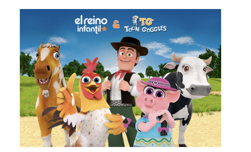 El Reino Infantil Expands with Toon Goggles in the U.S and Latin America