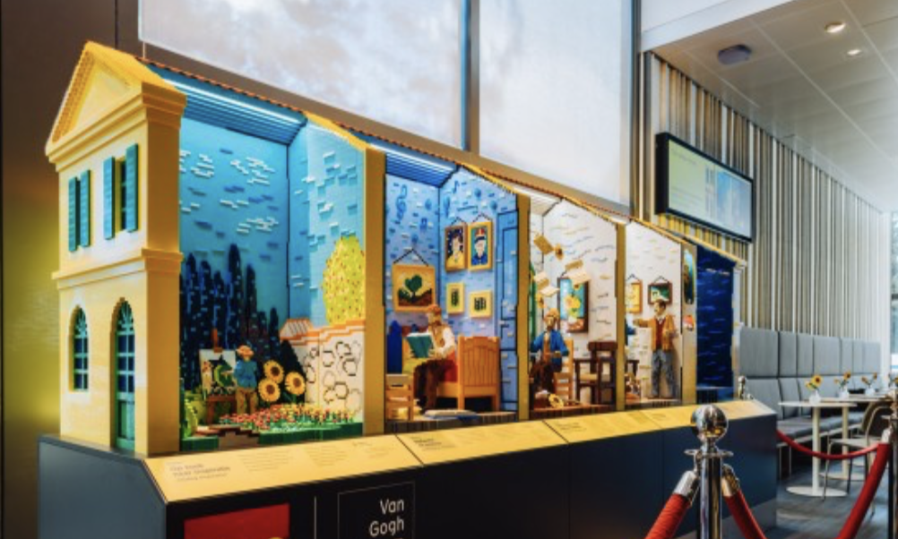 Yellow House Made of LEGO Bricks Unveiled at Van Gogh Museum