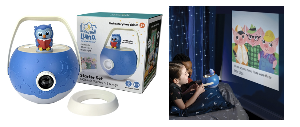 Children’s Publisher Cottage Door Press Moves into the Toy Aisle with Luna StoryTime Projector