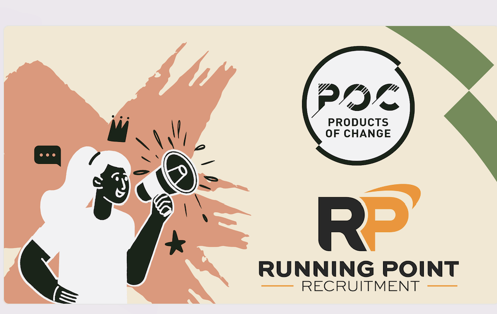 Products of Change in partnership with Running Point Recruitment