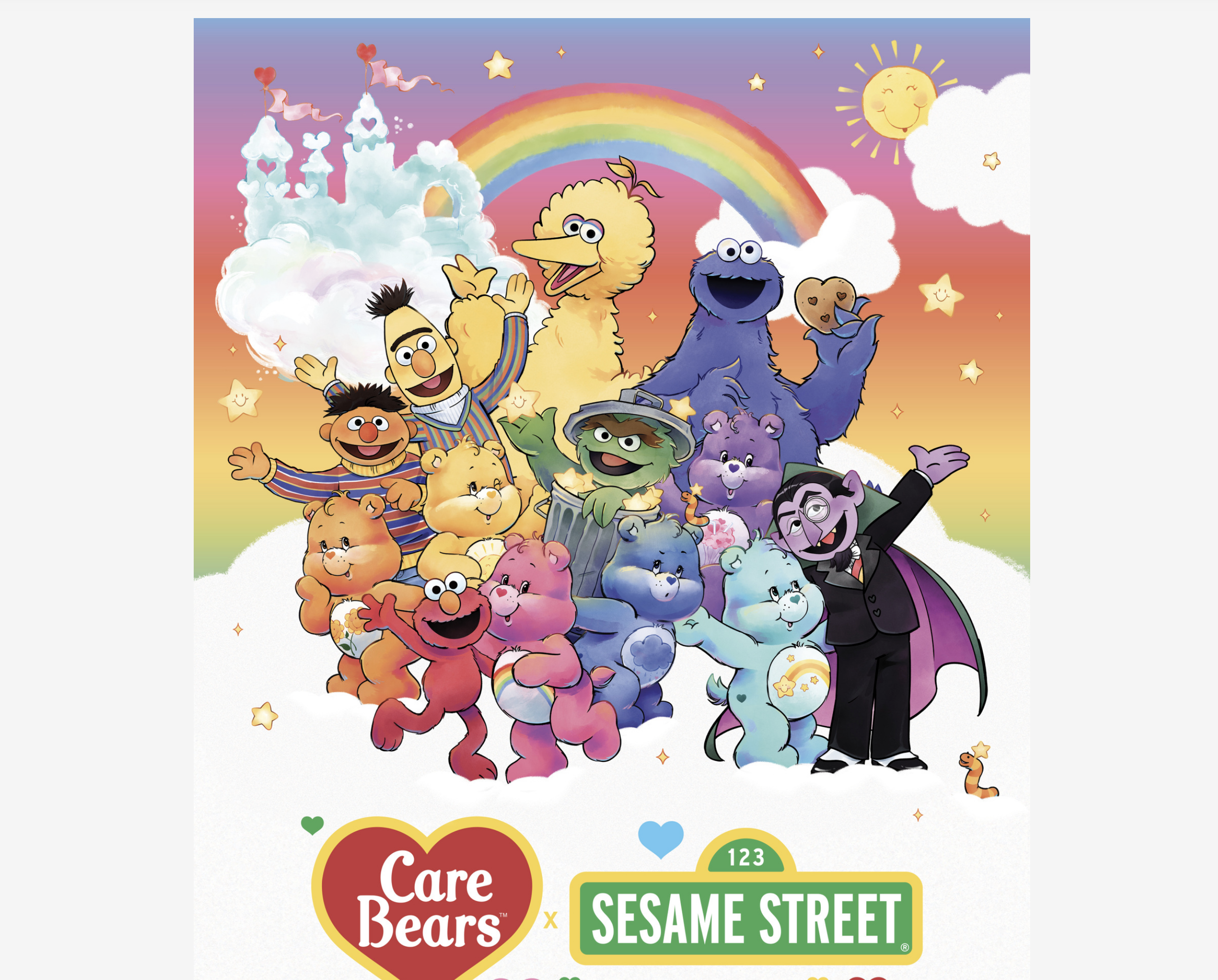 Care Bears and Sesame Street Team for the First Time