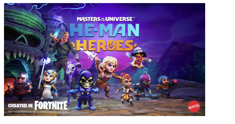 Mattel Unveils “Masters of the Universe: He-Man Heroes,” First Official Fortnite Island
