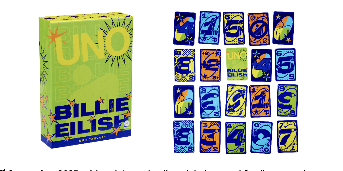 UNO Joins Forces with Billie Eilish for a Premium Canvas Deck